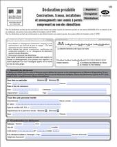 Déclaration préalable